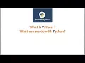 Python Scripting -1 what is Python