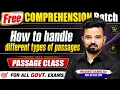 Reading Comprehension for SSC Exams 2026 Passage Solve Best Trick Prashant Solanki Sir