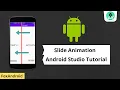 Slide Animation during Activity switching - Android studio tutorial 2020