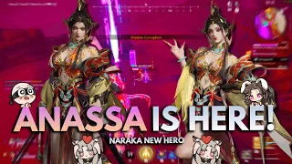NEW HERO ANASSA NANGONG Ability Ultimate Showcase Ranked Gameplay NARAKA Bladepoint