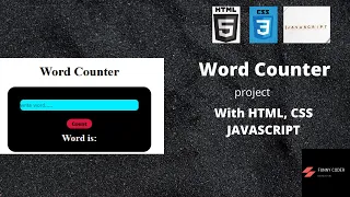 Javascript project Word Counter html css javascript