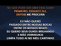Karaokê- SÓ SE FOR SOZINHO-Jorge e Mateus