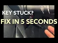 Key Won t Turn Steering Wheel Locked Fix Subaru Example Works on All Cars