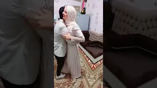 أجمل حضن بعد كتب الكتاب أخيرا بقينا لبعض  أجمل حضن بعد كتب الكتاب أخيرا بقينا لبعض