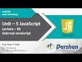 Unit 5 Using External JavaScript