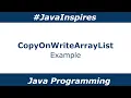 CopyOnWriteArrayList Example Java Inspires