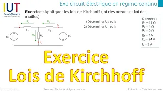 Exercise 1 Study Of An Electrical Circuit In Direct Current Kirchhoff S Laws 