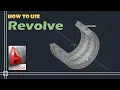 Autocad 3D - Revolve tutorial