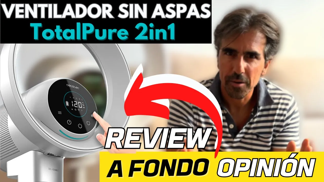 Ventilador Sin Aspas Cecotec TotalPure 2in1 Moonstyle