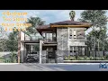 4 - Bedroom Two Storey House Design 9m x 8m
