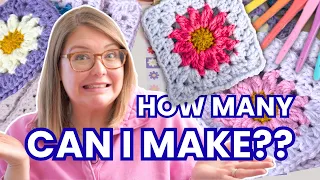 I did an 8 HOUR Granny Square Challenge as a FULL TIME crocheter and it HUMBLED me