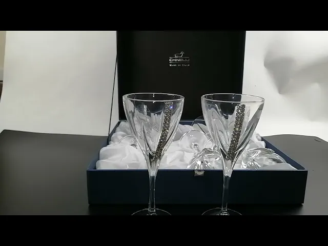 Видео-обзор Набор из 6 бокалов для вина Регина Сваровски