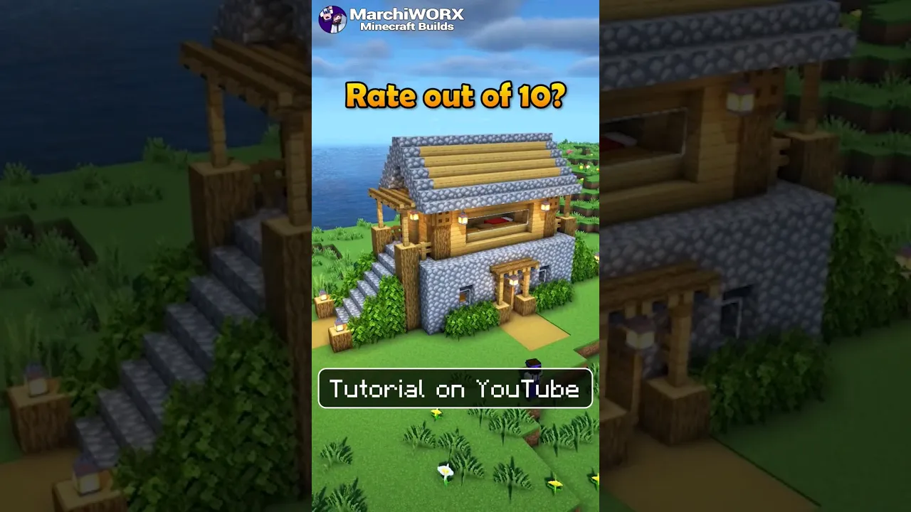 Minecraft Easy Survival House ???? Build Tutorial