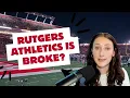 How did Rutgers athletics end up with a 78 million dollar deficit