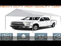 Thanaddo 10 x 20 Ft Carport Replacement Canopy Cover Garage Top Tent Shelter Tarp with Free 48 Ball