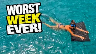 WORST WEEK EVER! Injury, Storm Damage & Boat Chaos 😱⛵ E386
