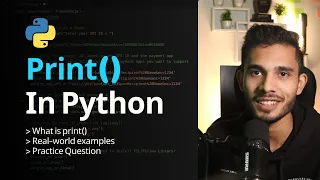 Print function in Python Python for Beginners