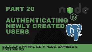 JavaScript projects Node Express Postgres API - Part 20