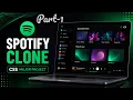 Spotify Clone using CSS Full Project Tutorial Web Development