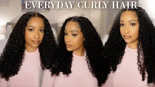 You Need This Hair!! Completely Glueless Curly Hair Ft. Unice