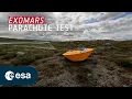 ExoMars parachute high-altitude drop test