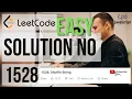 LEETCODE SOLUTION 1528 Shuffle String LEETCODE CONTEST EASY Javascript LEETCODE EASY CODING