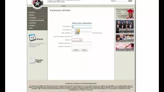 Sign up for ePortal