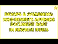 DevOps SysAdmins Mod Rewrite appends Document root in rewrite rules 3 Solutions