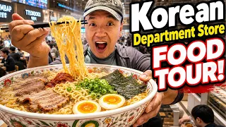 I Spent 30 HOURS Eating at Korean UNDERGROUND FOOD CITIES in Seoul South Korea