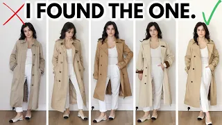 The Best Trench Coat for Petites After Trying 10