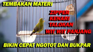 pancingan pleci nembak materi zipper kenari wit wit panjang talokan bikin cepat bukpar