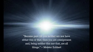 Meister Eckhart - Selected Verses and Teachings for Meditation (4) - Christian Mystics