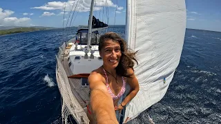 Hidden Hot Springs & Sailing life of a family in Guadeloupe E396