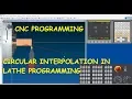 HOW TO USE CIRCULAR INTERPOLATION IN LATHE G03 CODE IN CNC TURNING CNC TUTORIAL IN HINDI CNC