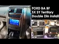 HOW TO INSTALL A DOUBLE DIN HEAD UNIT - FORD BA BF FALCON SX SY TERRITORY