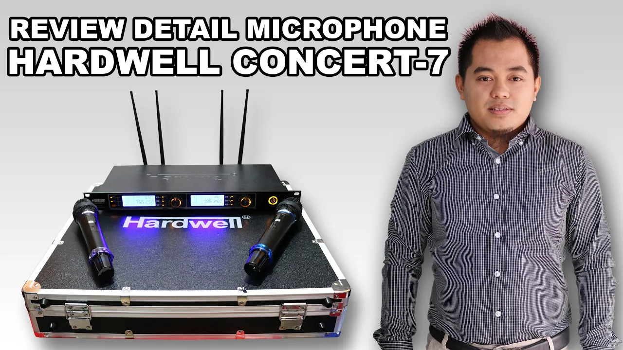 REVIEW DETAIL MICROPHONE WIRELESS HARDWELL CONCERT 7