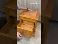 DIY Hidden Drawer in a Nightstand – Simple \u0026 Discreet #videos #furniture #wood #diy #virals #money