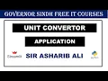 Building a Unit Converter using Python UV and Streamlit Governor IT Initiative
