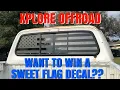 American Flag Rear Window Decal Xplore Offroad