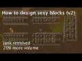Factorio - How to design sexy blocks v2
