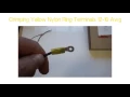 Crimp Ring Terminals - Nylon Yellow 12-10 Awg