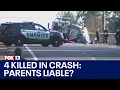 Deadly Renton crash Can parents be held responsible