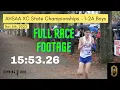 2022 AHSAA Cross Country Championship - 1A-2A Boys