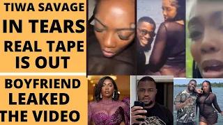 just in tiwa savage real action tape is out tiwa savage in tears tiwa savage somebody son