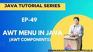 EP-49 Java Tutorial Menu in Java AWT Components