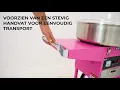Download Lagu KuKoo Suikerspin Machine met Kar/Onderstel en Beschermkap