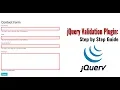 Form Validation with jQuery Plugin Urdu Hindi