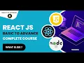 React Tutorial In Hindi JSX In React React JS Tutorial for Beginners To Advanced React JS