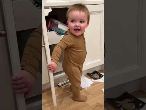 Baby Enzo caught STEALiNG!! what is he looking for?