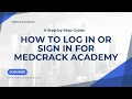 How to Log In or Sign In for MedCrack Academy A Step-by-Step Guide